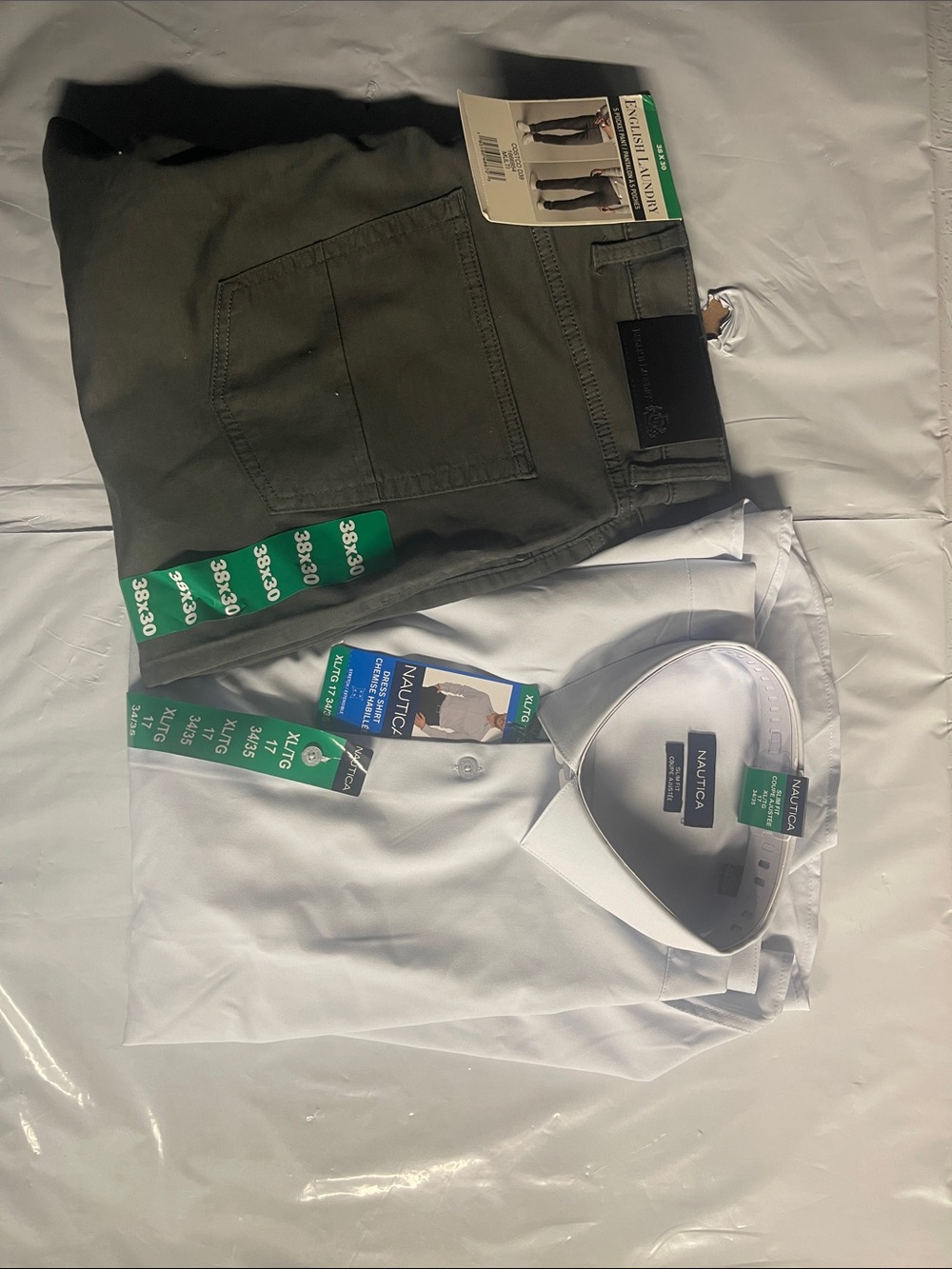 English Laundry Olive Green Men's Chinos
